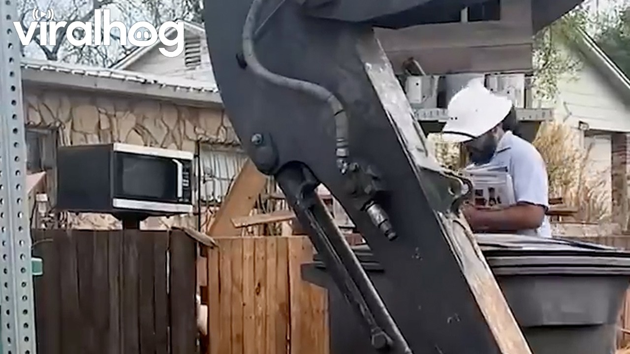 Microwave Mailbox in San Antonio || ViralHog