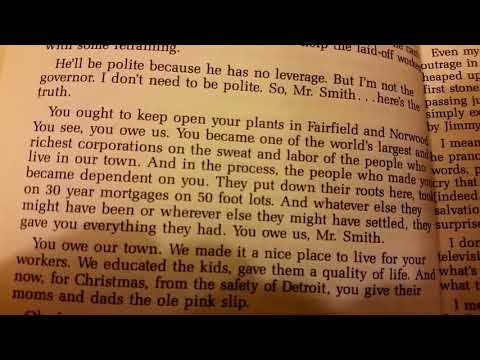 1986 Jerry Springer on Norwood GM Plants Closing and Roger Smith's Greed