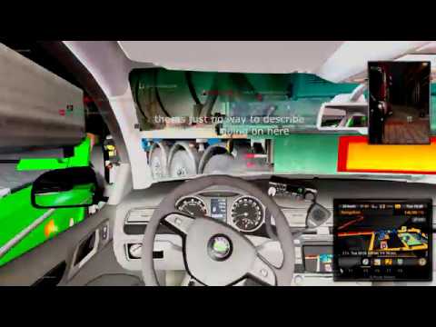 [ETS2mp] Laggy Idiots and Syncing Problems Pt. 1 (feat. big menacing red truck retard)