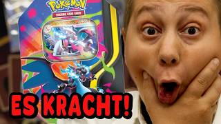 Mega-Glurak X Tin Box - Pokemon Opening