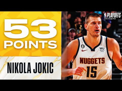 Nikola Jokic's HISTORIC 53-Point Game 4 Performance! #PLAYOFFMODE