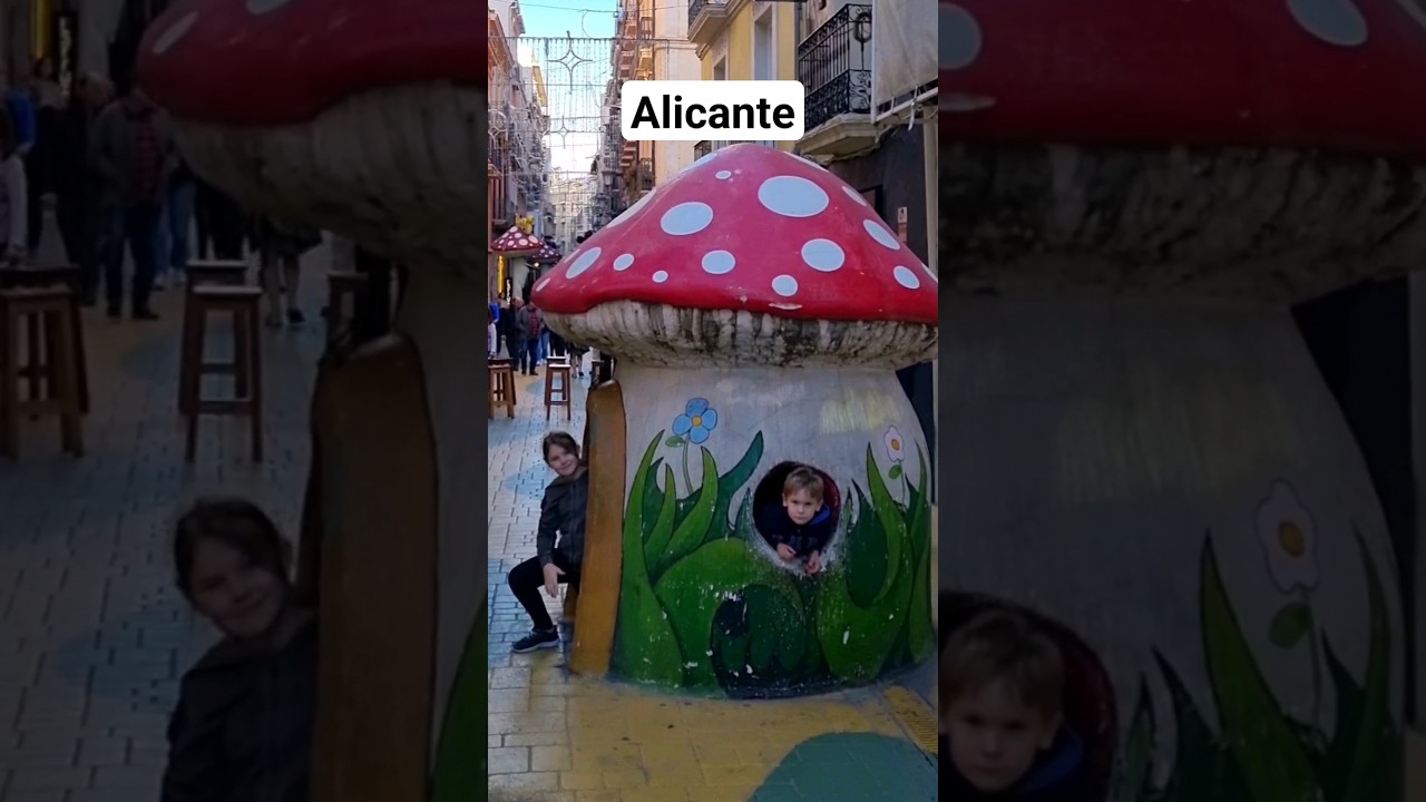 🍄 Mushroom street #Alicante #hiszpania #podróżezdz...