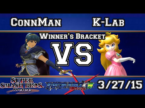 RRX9! - LS | ConnMan (Marth, Jigglypuff) Vs K-Lab (Peach) - Winner's Bracket - Melee