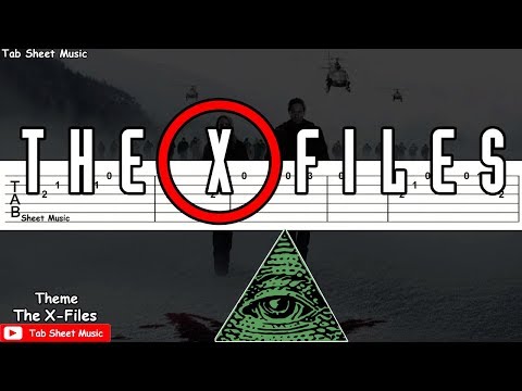 The X-Files - Theme Guitar Tutorial (Illuminati Song) Video