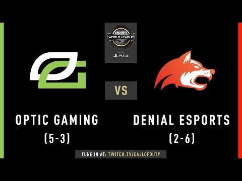 Optic Gaming vs Denial Esports | CWL Pro League 2019 | Cross-Division | Week 6 | Day 2