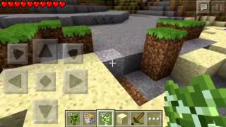 『ゆっくり実況』　Minecraft PE ゆっくり達の土地開拓日記　1日目