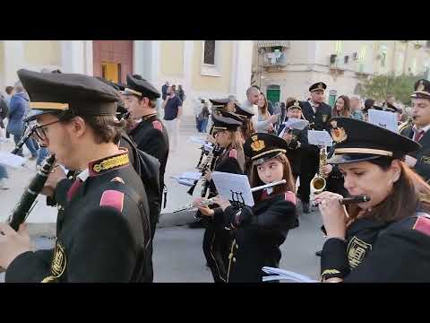 Processione di Santa Rita da Cascia la banda esegue la Marcia Sinfonica L'Orientale 22/5/2923
