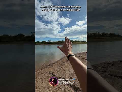 Acesso 1 do Condomínio Lago Premier no Lago Corumbá 4 em Alexânia/GO