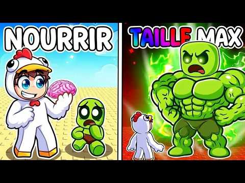 I spent 20,000 ROBUX to upgrade my ZOMBIE in Roblox Fight Your Zombie!