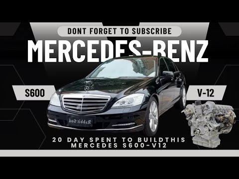 Mercedes-Benz S600 V12 Full Restoration | 20-Day Engine Refurbishment Process