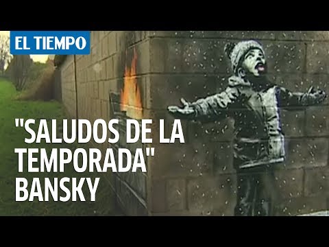 Banksy detrás de la pieza de "saludos de la temporada" de Gales | EL TIEMPO