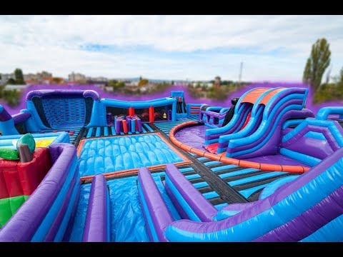 Airquee's Inflata Nation Inflatable Theme Park Video