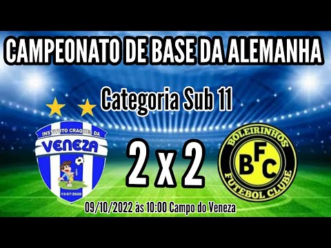 CAMPEONATO DE BASE DA ALEMANHA - CRAQUES DA VENEZA X BOLEIRINHOS - CATEGORIA SUB 11