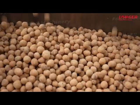 Coated Peanut Frying Production Line/ Peanut Coating Machine/Peanut Fryer