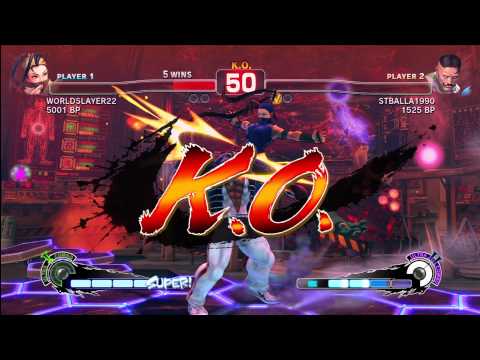 SSF4 Endless Battle: WORLDSLAYER(Ibuki) vs STBALLA1990(Dudley)