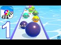 Ball Run Infinity - Gameplay Walkthrough Part 1 Levels 1-22 (iOS,Android)