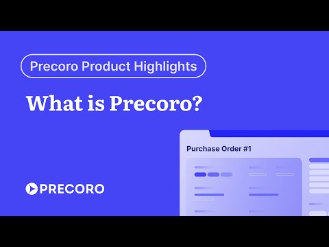What is Precoro | Procurement Software Demo
