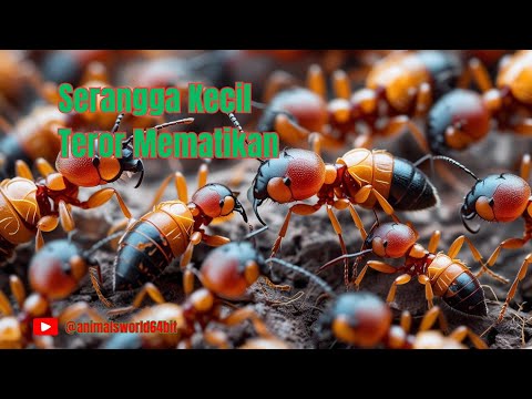 Semut Api: Serangga Kecil, Teror Mematikan #animalsworld