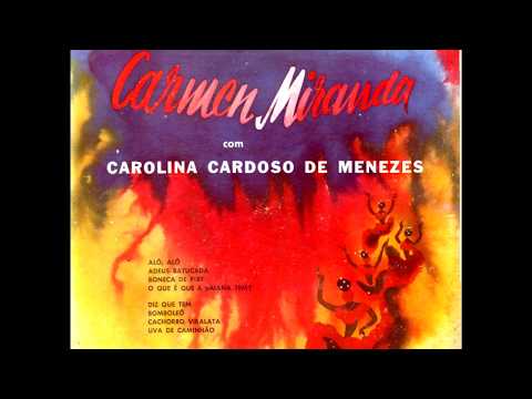 LP Lembrando Carmen Miranda com Carolina Cardoso de Menezes (1955)