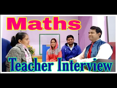 Maths teacher interview | Interview guide | mathematics teaching