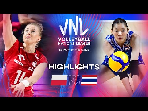 🇵🇱 POL vs. 🇹🇭 THA - Highlights | Week 3 | Women's VNL 2024