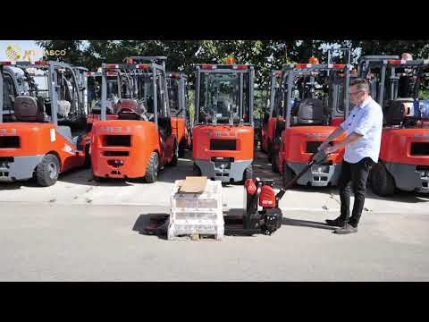 Wózek paletowy elektryczny HELI z baterią litowo jonową o udźwigu 1,5 tony CBD 15J LI S