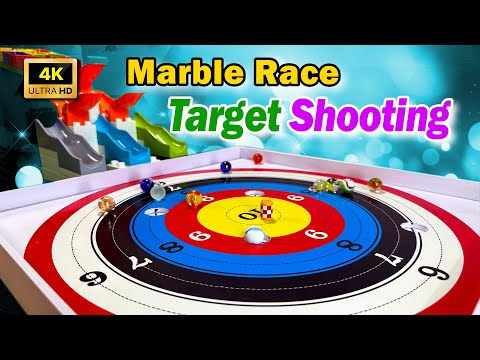 Marble Race #10 - Marble Race Target Shooting - Kaka's Marbles