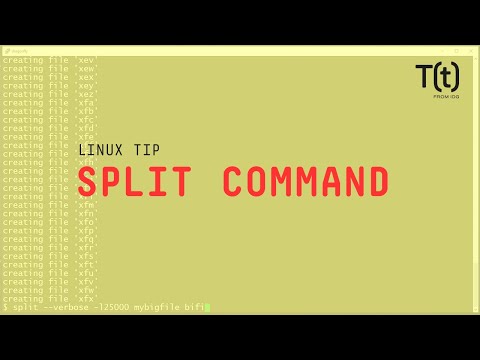 Using The Split Command