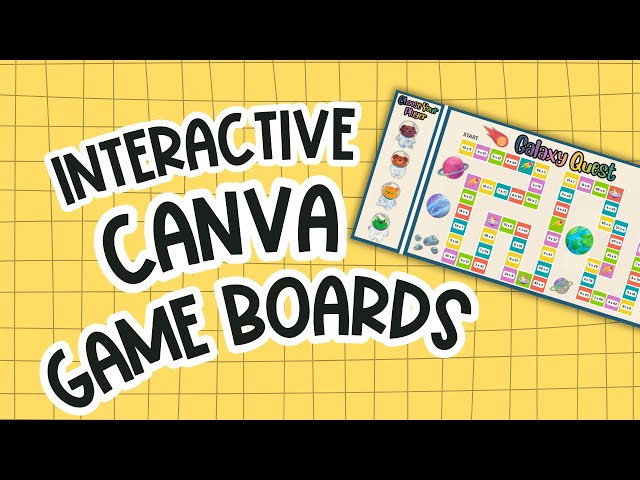 How to Create an Interactive Classroom Game Board in Canva to Engage ...