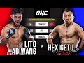 Three Round MMA Brawl Lito Adiwang Vs Hexigetu Full Fight