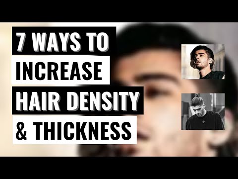 7 Ways To Increase Hair Density & Thickness | How To Grow Hair Density Naturally | Dense Hair Growth