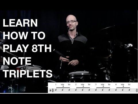 Learn How To Play and Count 8th Note Triplets - Easy Drum Lesson | For all Instrumentalists