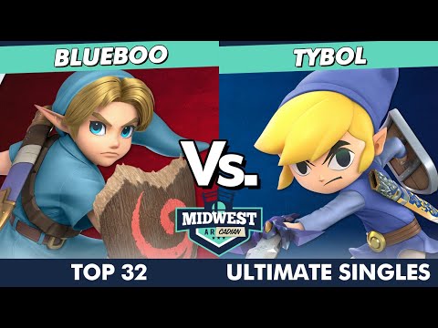 Midwest Arcadian 3 Top 32 - Blueboo (Young Link, Roy) Vs. Tybol (Toon Link) SSBU Ultimate Tournament