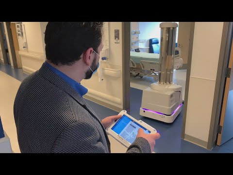 Disinfection robot being tested in Montreal