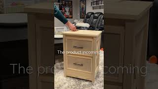 Concealment nightstand with pop up compartment