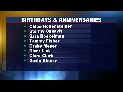 Birthdays and Anniversaries: June 21, 2021