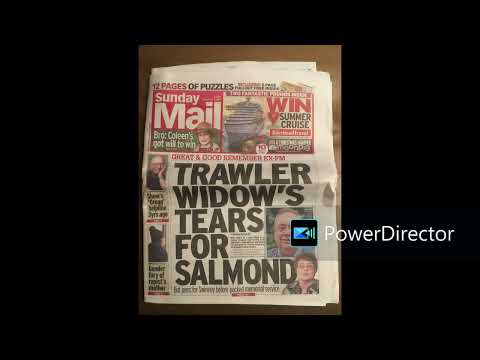 Sunday Mail article “Trawler Widow’s Tears for Salmond” 1 December 2024