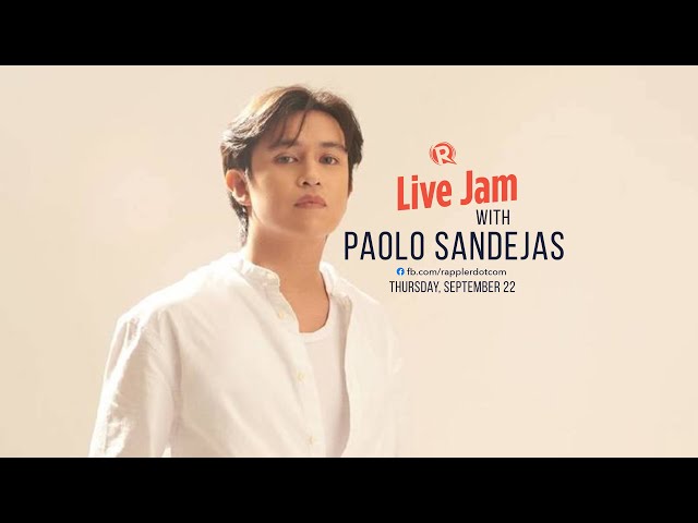 [WATCH] Rappler Live Jam: Paolo Sandejas