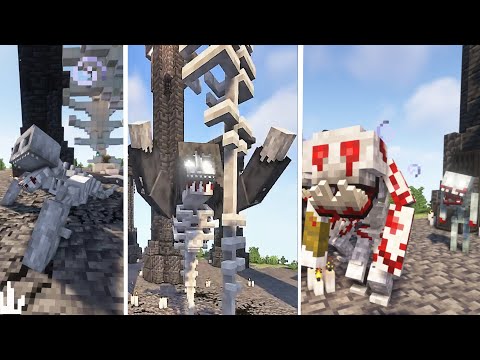 Minecraft: The Graveyard mod  |Corrupted Champion Boss fight