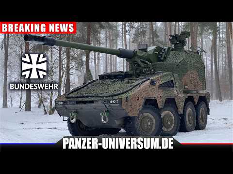 The German Armed Forces plan to procure over 200 RCH155 wheeled howitzers!