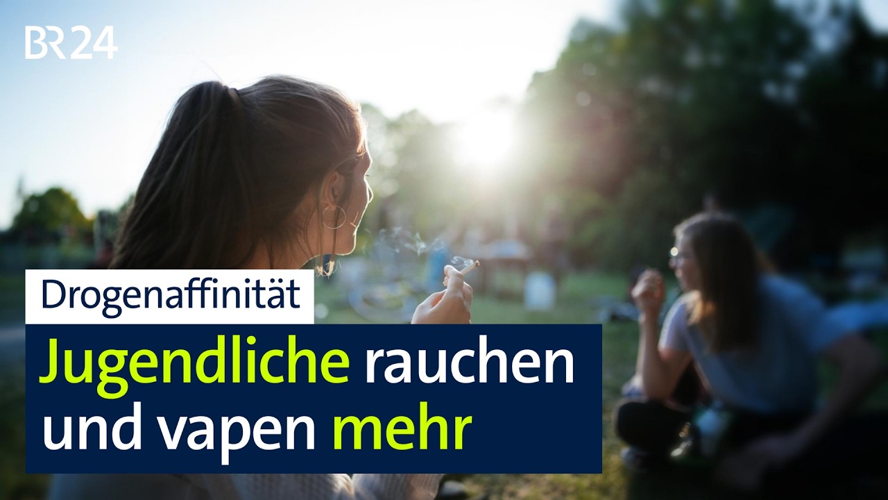 Drogenaffinität: Jugendliche rauchen und vapen mehr | BR24