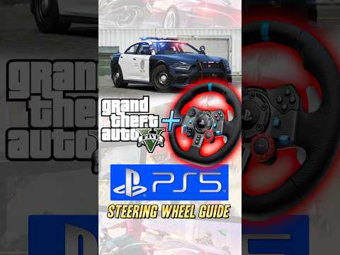 How to use a steering wheel GTA 5 PS5 - Full Tutorial 2025