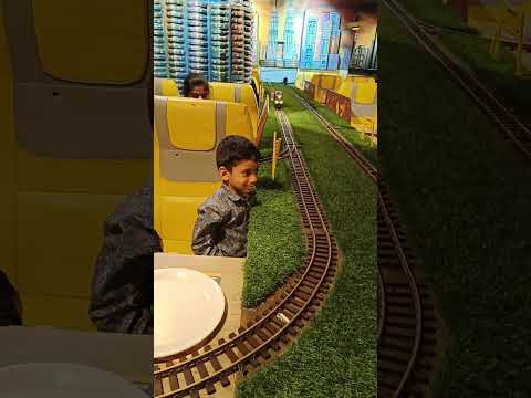 Train Theme Restaurant #Platform65 #kidsfavourite #train #trending #hyderabad
