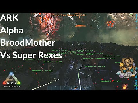 ARK Alpha BroodMother Vs Super Rexes - Ep64 The Complete Series