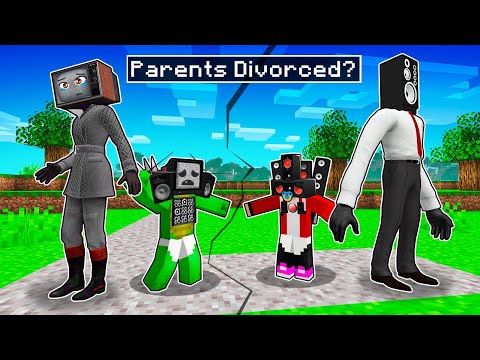 THE PARENTS DIVORCED? JJ and Mikey Family - Sad Story in Minecraft - Maizen