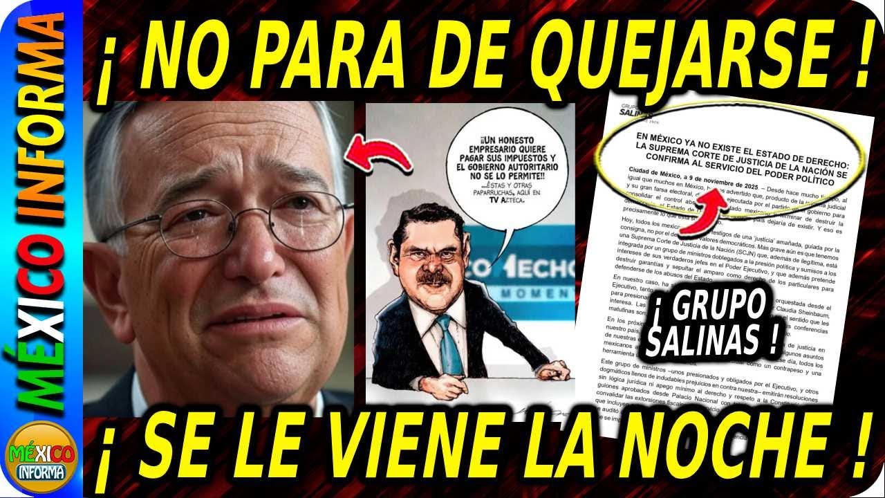 NO PARA DE QUEJARSE. TENDRÁ QUE PAGAR. SHEINBAUM SE REÚNE EN PALACIO. DURAZO MANDA MENSAJE.