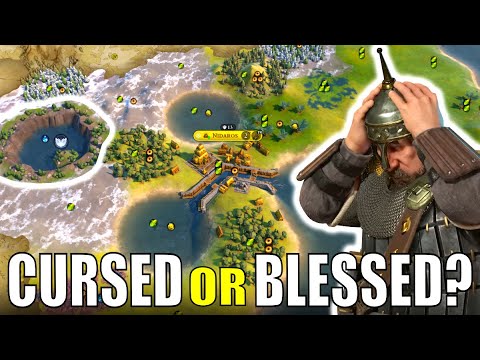 Civ 6 | BLURSED Wonder Start, It’s AWFUL!!! PATCHED Norway!!! – (#1 Deity Varangian Civilization VI)