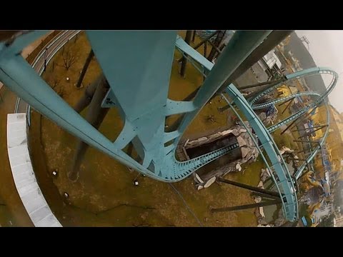 Starry Sky Ripper - Sky Scrapper POV B&M Flyer Roller Coaster World Joyland China
