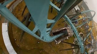 Starry Sky Ripper - Sky Scrapper POV B&M Flyer Roller Coaster World Joyland China