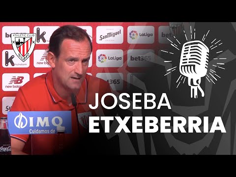 Imagen de portada del video joseba️ Joseba Etxeberria I Rueda de prensa | Bilbao Athletic 2019-20